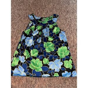 Ann Taylor, beautiful blouse, tank top blue green size 6